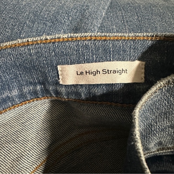 Frame Le High Straight Denim Jeans in Bixby Size 26 - Picture 3 of 9